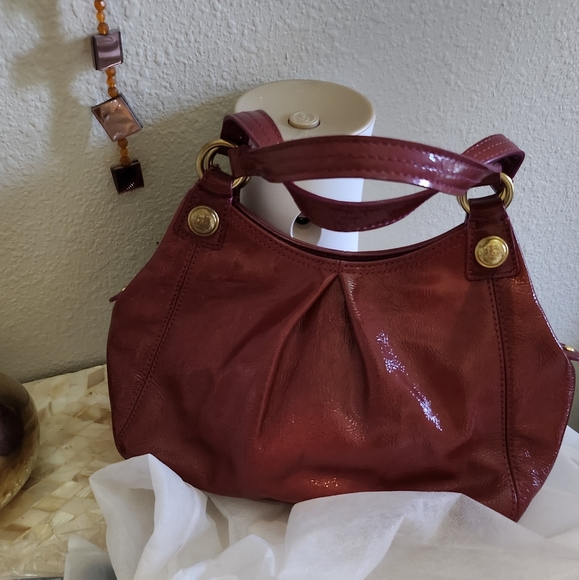 Coach Handbags - **EUC** COACH MIA Patent Leather Elegant Y2K Red Women's Handbag